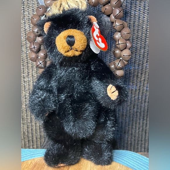 Ty Beanie Baby Ivan Jointed Black Bear 8” Plush Stuffed Animal Vintage 1993 - Picture 13 of 13